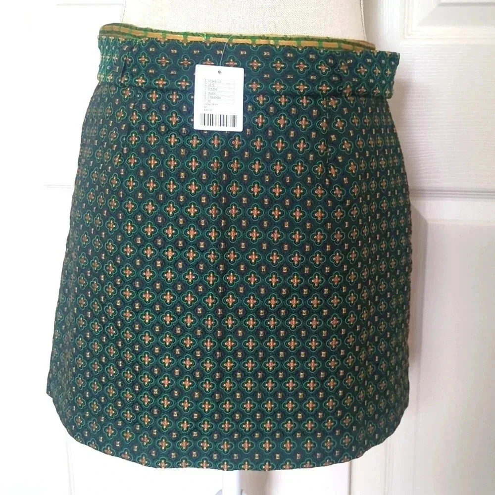 Urban Outfitters Green Peggy Jacquard Mini Skirt - Picture 6 of 6